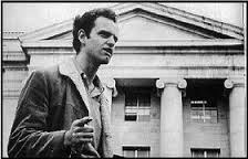Mario Savio speaking on the UC Berkeley campus with a voice that became, metaphorically, a part of my DNA.